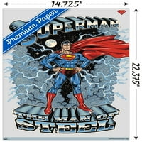 Стрипови Супермен - Човекот Од Челичен Ѕид Постер, 14.725 22.375
