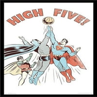 Стрипови - Бетмен-Робин-Супермен - Висок Пет Ѕиден Постер, 22.375 34
