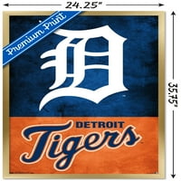 Детроит Тигерс - Постер за лого wallид, 22.375 34