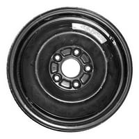 Преиспитано челично тркало ОЕМ, црно, се вклопува во 2012 година- Хонда граѓански седан