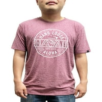 Остров екипа Хаваи мешавина поли-маица Шака Хаваи, црвена, XL
