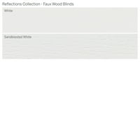Колекција за прилагодени рефлексии, 2 Бесплатни ролетни од дрво, ролетни со песок, 1 2 Ширина 72 Должина