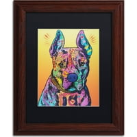Трговска марка ликовна уметност Bugsy 2 Canvas Art by Dean Russo, Black Matte, Rame Rame