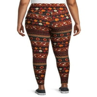 Terra & Sky Women's Plus Size Emone Emone Printed Healgings