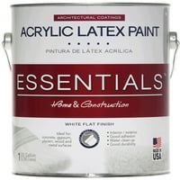 Enco Essentials Acrylic Flat White & Pastel Base, 1Gallon