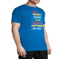 Свесност за аутизам Машки кратки ракави во светска маица