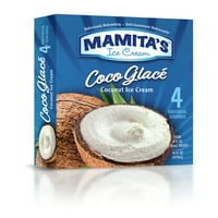 Сладолед од кокос од кокос на Мамита во кокосова школка, индивидуални порции, Флорит Оз