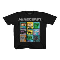 Minecraft Boys 4- Crafty Bobble CB Bright Sneove Graphic Mairt Pack