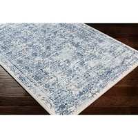 Уметнички ткајачи Роми Дамаск област килим, светло сина, 9 '12'3