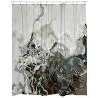 Декоративна современа завеса за туширање во кафеава И сива Боја, Геологија
