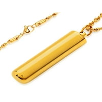 Крајбрежен накит златен позлатен лак од капсула од не'рѓосувачки челик