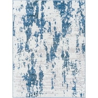 Уметнички ткајачи Амари бело сина сина боја.
