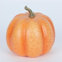 Во висина мини пена тиква во портокалова, есен, декорација на падот на жетвата, начин за славење