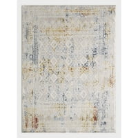 Лумакноти Ленорија Амелија 8' 10 ' Ориентална Внатрешна Полипропиленска Област килим, Слонова Коска