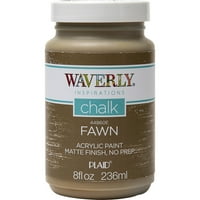 Waverly Inspirations Chalk Paint, Ultra Matte, Fawn, Fl Oz