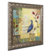 Трговска марка ликовна уметност „Сенди езерце Херон“ платно уметност од Рејчел Пакстон, златна украсна рамка