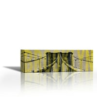 Тип На Мост бруклин - Современа Ликовна Уметност Гикли На Платно Галерија Завиткајте-ѕид декор-Уметничко сликарство-Подготвен За Закачување