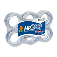 Патка бренд HP Тешка чиста лента за пакување, ролни и пиштол за лента со лента