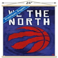 Торонто Рапторс - Ние Северниот Ѕид Постер Со Дрвена Магнетна Рамка, 22.375 34