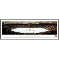 Хокеј на Минесота Гофер во Мариучи Арена - Блејквеј Панорамас НЦАА колеџ Печати со стандардна рамка