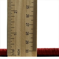 Ахгли Компанија Внатрешен Правоаголник Медалјон Црвени Традиционални Теписи, 7' 10'