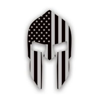 Пригушено Американско Знаме Налепница За Спартанска Кацига Налепница-Самолеплив Винил - Отпорен На Временски Услови-Направен