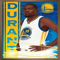 Trends International NBA Golden State Warriors - Kevin Durant Wall Poster 16.5 24,25 .75 Бронзена врамена верзија