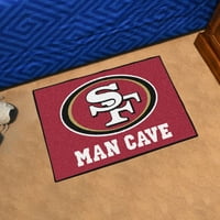 - Сан Франциско 49ерс Човек пештерски стартер килим 19 x30