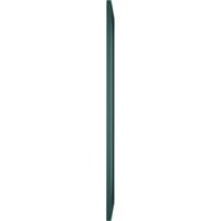 Ekena Millwork 15 W 78 H TRUE FIT PVC SINGE PALLEY HERRINGBONE модерен стил фиксни ролетни за монтирање, термичка зелена боја