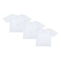 Garanimals Baby Boy & Toddler Boy Basic маици со повеќе маички, 3-пакувања, 12M-5T