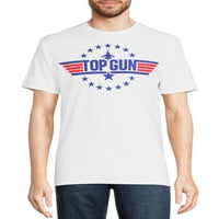 Врвен пиштол за мажи и големи машки графички маички, 2- пакет