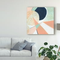 Трговска марка ликовна уметност „Peach Eclipse VI“ Canvas Art by Grace Popp