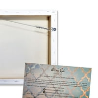 Винвуд студио типографија и цитати wallидни уметности платно печати „огледало огледало“ превртено “Цитати за убавина и изреки - црна, бела боја