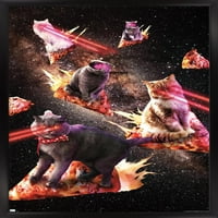 Џејмс Букер - Галакси Ласерски Мачки На Пица Ѕид Постер, 14.725 22.375 Врамени