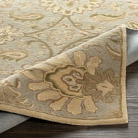 Уметнички ткајачи vislores маслиново традиционално 8 ’килим со тркалезно подрачје