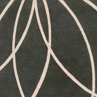 Уметнички ткајачи Оакура јаглен модерен килим од 3 '12'