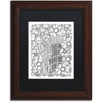 Трговска марка ликовна уметност Вулдејкер Канвас уметност од Кети Г. Аренс, црна мат, дрвена рамка