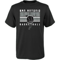 Младинска црна Сан Антонио Спарс алтернативна маица