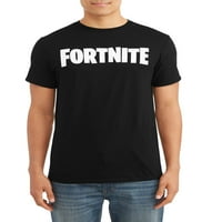 Графичка маица со кратки ракави на машкото лого на Fortnite