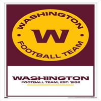 Фудбалски тим во Вашингтон - Постер за лого, 22.375 34