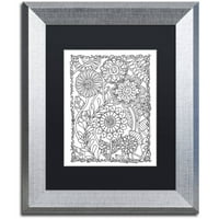 Трговска марка ликовна уметност славна платно уметност од Кети Г. Аренс, црна мат, сребрена рамка