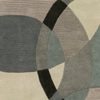 Уметнички ткајачи Гавар Таупе модерен килим од 9 '12'