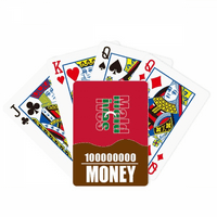 Малдиви Земја Знаме Име Покер Играње Карти Смешни Рака Игра