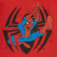 Spider-Man Икона напред назад Краток ракав лиценциран тит