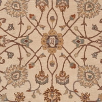 Уметнички ткајачи алби беж 3 '12' Традиционален килим со цветни области