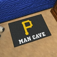 - Питсбург пирати Човек пештерски почетник килим 19 x30