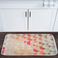 Современа површина за килим геометриски распрскувач со повеќе бои, лесен за чистење