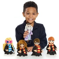 Волшебници за кастинг на магии Хари Потер Рон Визли мала кадифен со звучни ефекти, деца играчки со векови, велигденски корпи за корпи и мали подароци