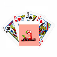 Нацртајте Цреши Леден Сок Цртање Покер Играње Магија Картичка Забава Игра На Табла