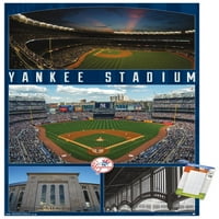 Trends International Printed Sports New York Yankees Необрачен постер, 22,37 34,00